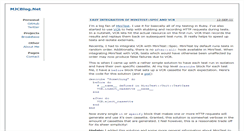 Desktop Screenshot of mjcblog.net